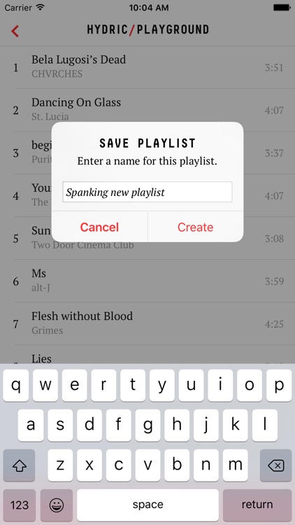 Playlist Playground - a generator for Spotify screenshot-3