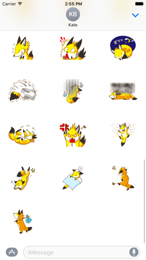 Little Golden Fox Sticker(圖3)-速報App