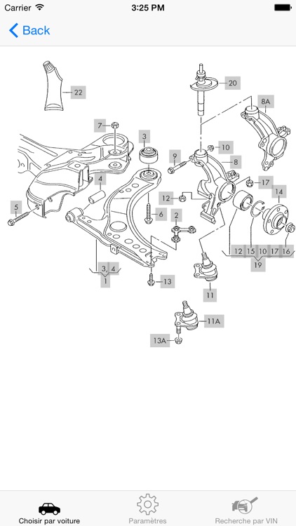 VW parts and diagrams screenshot-3