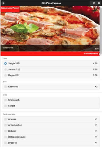 City Pizza Express Bergisch Gladbach screenshot 3