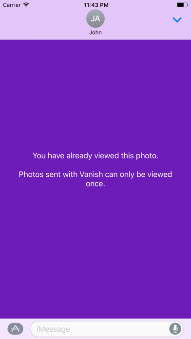 Vanish - Send Self-Destructing Photos in iMessage screenshot 4