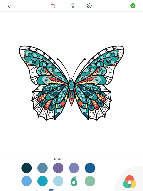 ✅2020 adult butterfly coloring book iphone / ipad app