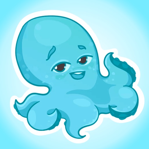 Sea Octopus • BEST Emoji Stickers for iMessage icon
