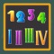 Roman Numerals and 123 for Kids Using Flashcards