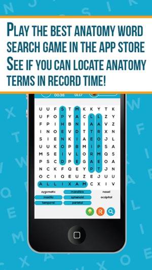 Anatomy Word Search- Medical Terms Game