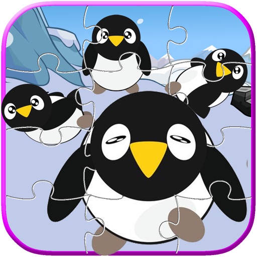 Crazy Baby Penguin And Friend Jigsaw Puzzle Game icon