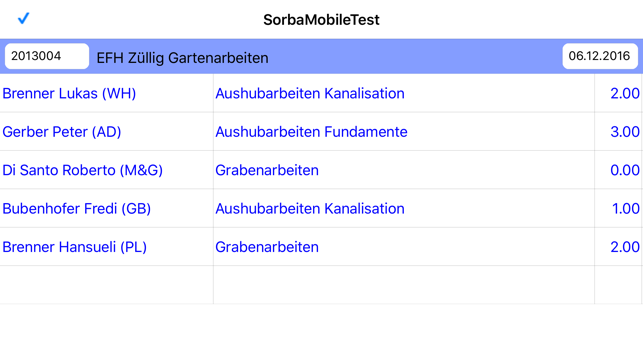 SORBA Arbeitszeit(圖3)-速報App