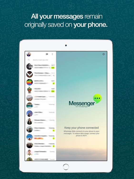 Messenger for WhatsApp Web