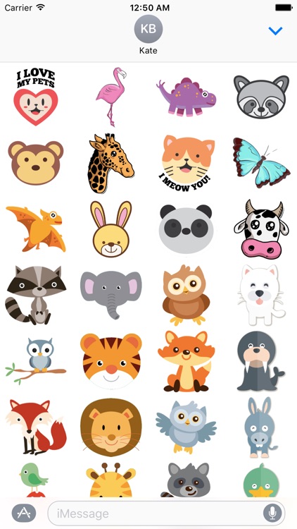 Animal Sticker for iMessage