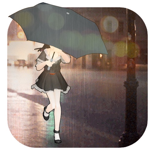 Running Girl - Only the sweetest girl rain Parkour iOS App