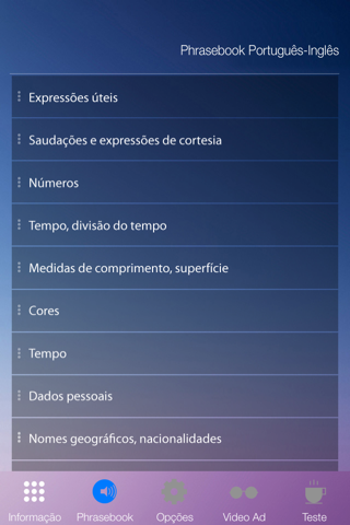 Aprender Inglês Áudio Curso Vocabulário Gramática screenshot 2