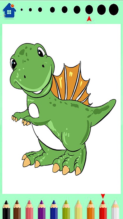 Dinosaur Coloring Book - Dino Finger Paint