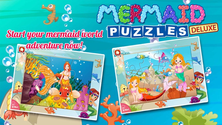 Mermaid Princess Puzzles Deluxe screenshot-3