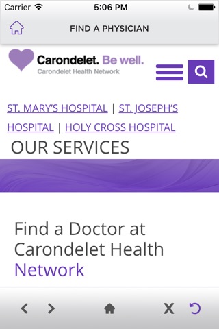 Carondelet Hospital Network screenshot 3