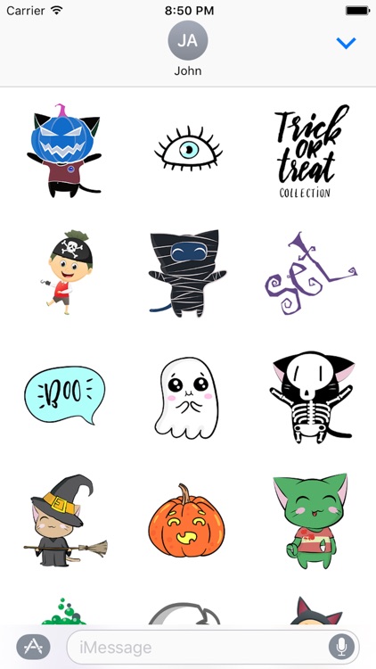 Halloween Cartoon Sticker