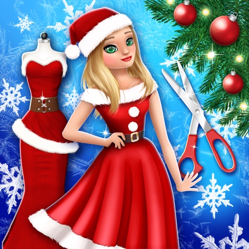 Christmas Salon Dress Designer: Fashion Girl Games Icon