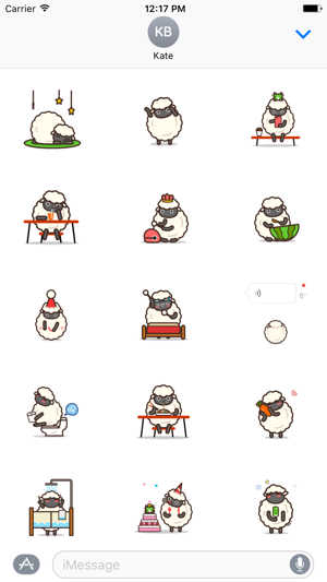 Franky Sheep animated stickers pack(圖1)-速報App