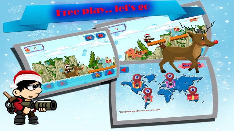 santa claus tackle - christmas new year games 2016 screenshot-3