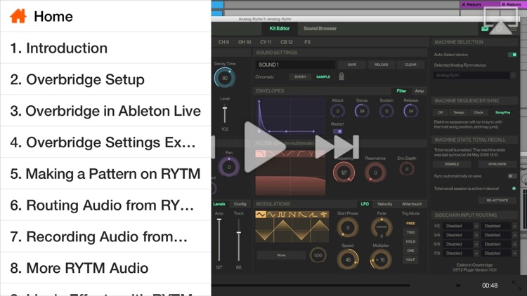 Course For Elektron Overbridge & RYTM