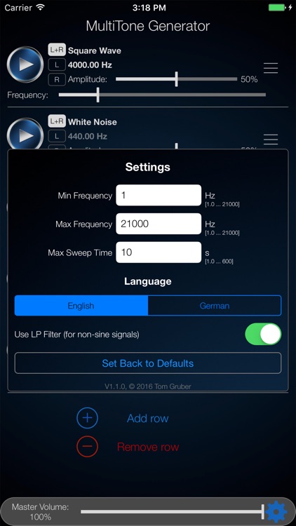 MultiTone Generator screenshot-4