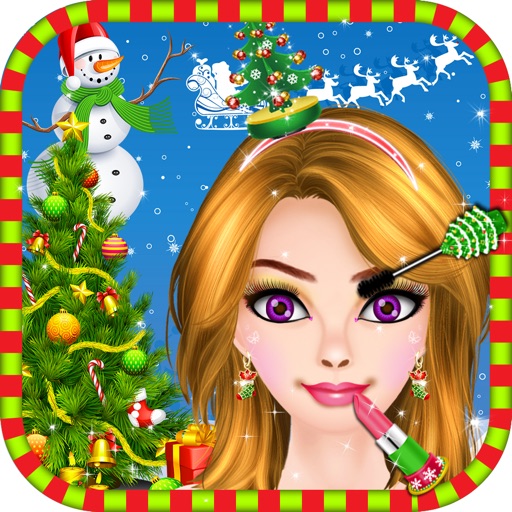 Christmas Party Makeover Salon - girls games Icon