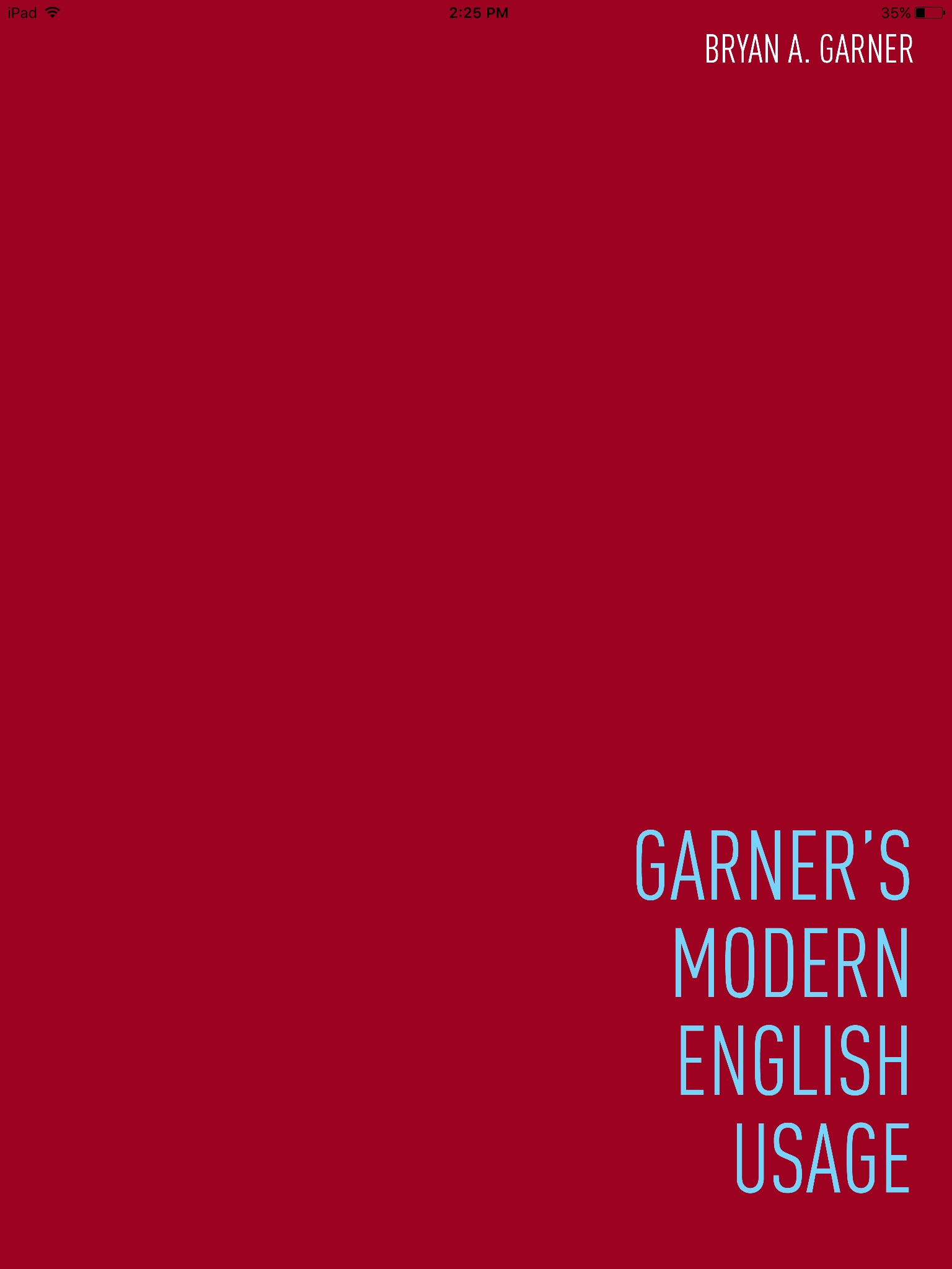 Garner's Modern English Usage screenshot 4
