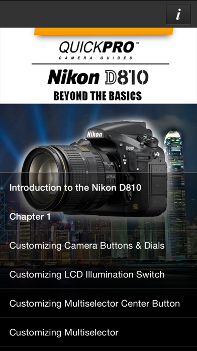 Nikon D810 Beyond the Basics from QuickPro HD Screenshot 1