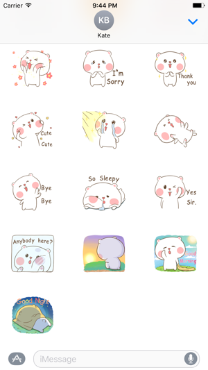 Cute Bear Sticker(圖3)-速報App