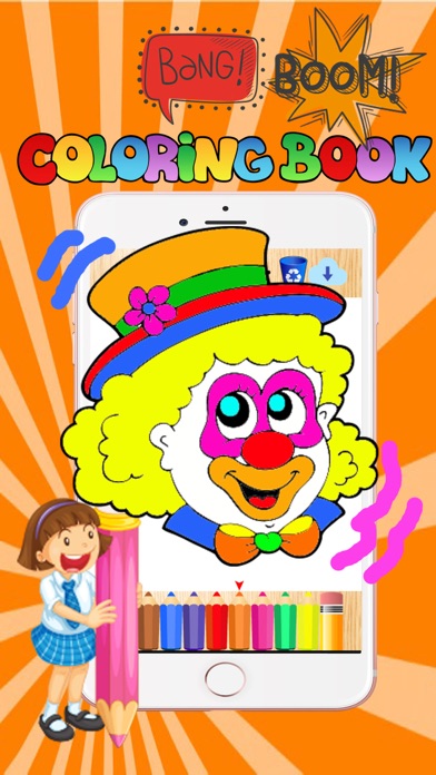 How to cancel & delete Joker circus learn coloringbook hd preschool kid from iphone & ipad 3