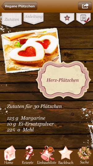 Vegane Plätzchen - Vegan! Rezepte Weihnachten(圖4)-速報App