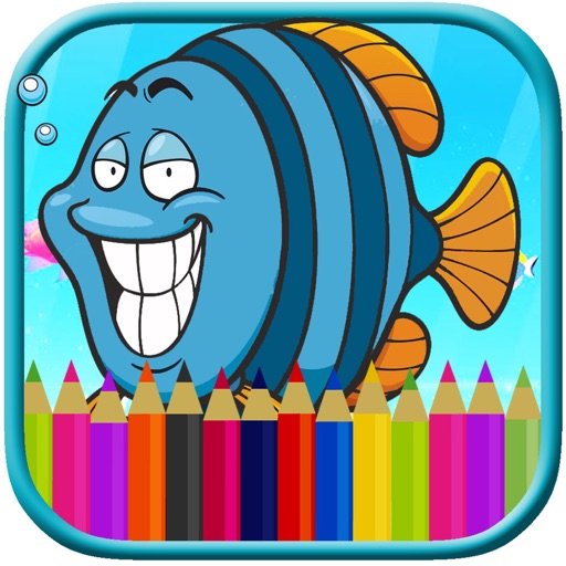 Kids My Guppie  Coloring Book Game iOS App