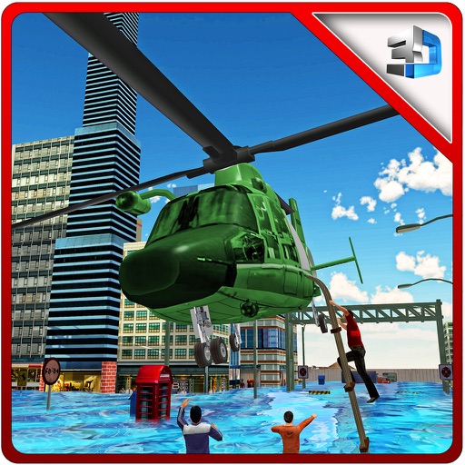 City Helicopter Rescue Simulator & Flight Sim Game Icon