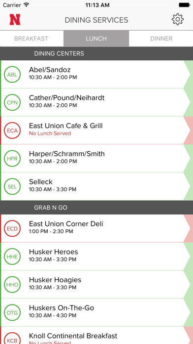 How to cancel & delete UNL Dining Services from iphone & ipad 1