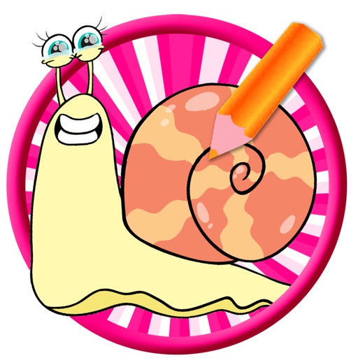 Little Animal Coloring Page For Snail Game Limited iOS App