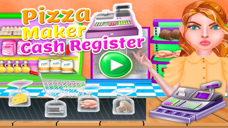 Pizza Maker Cash Register - cooking games