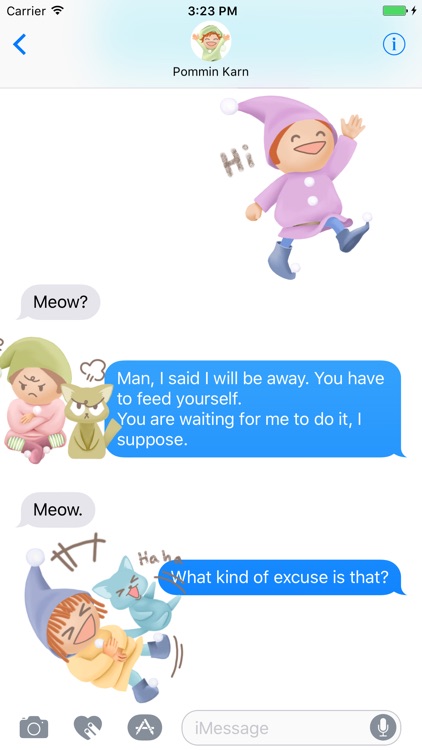 Pommin and the Kitty Gang Stickers for Messages screenshot-0