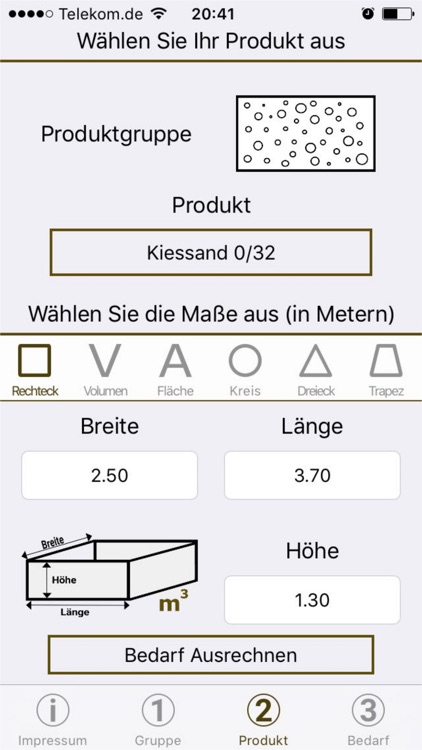 Baustoffrechner screenshot-3
