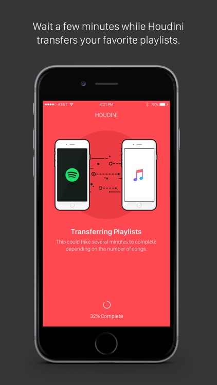 Houdini Playlist Transfer