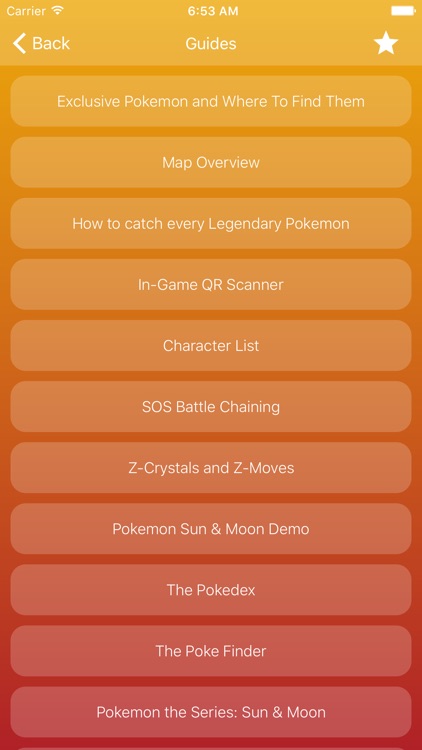 Guide for Pokémon Sun and Moon