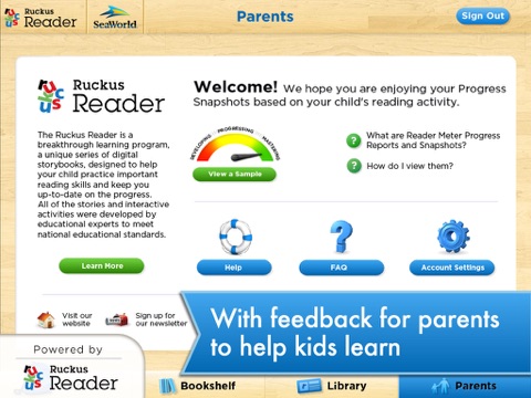 SeaWorld: Ruckus Reader screenshot 4