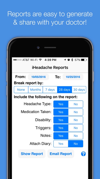 iHeadache - Free Headache & Migraine Diary App screenshot-3