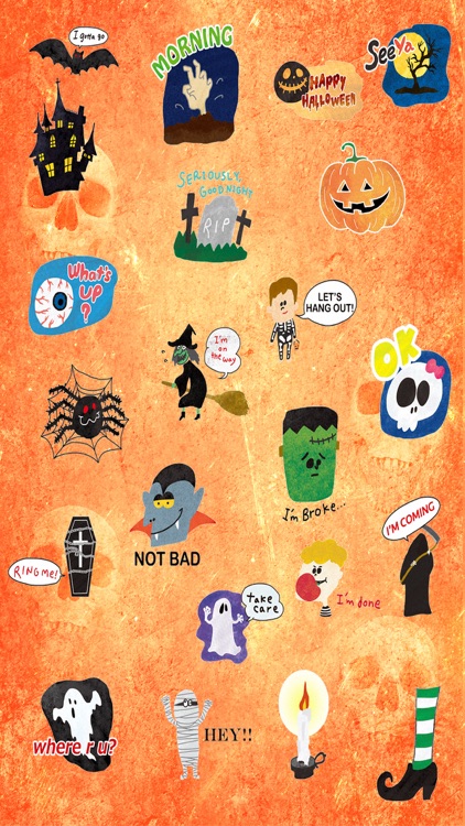 Awesome Halloween Stickers for iMessage