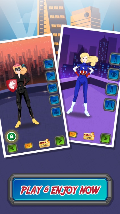 Super Hero Girl Beauty DressUp : Frenzy Games Free screenshot-3