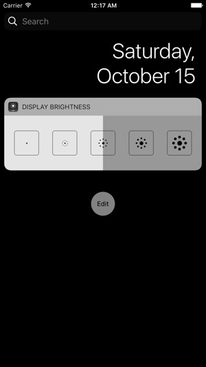 Widget Brightness - Comfortable operatio