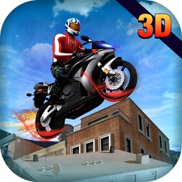 Real Bike Top Roof Stunts-A Bike stunts Game 2017