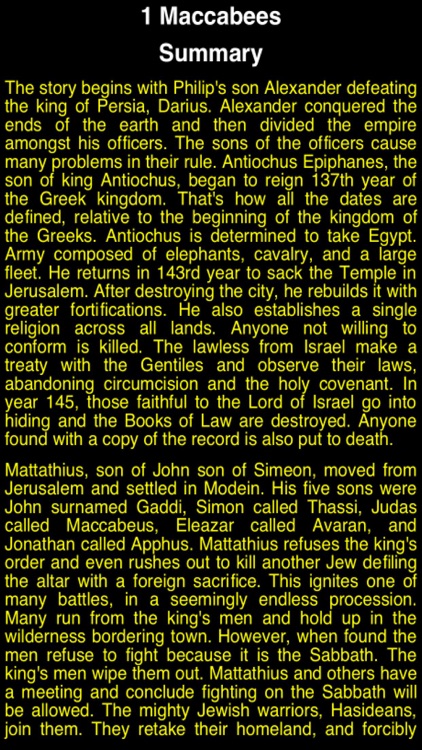 Summary Old Testament Apocrypha (Part 2)