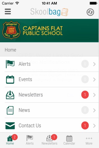 Captains Flat Public School - Skoolbag screenshot 2