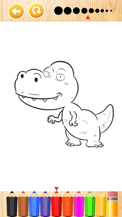 Dinosaur Coloring Pages Fun Kids Doodle Games