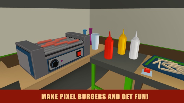 Pixel Burger Simulator 3D - 2 Full screenshot-3