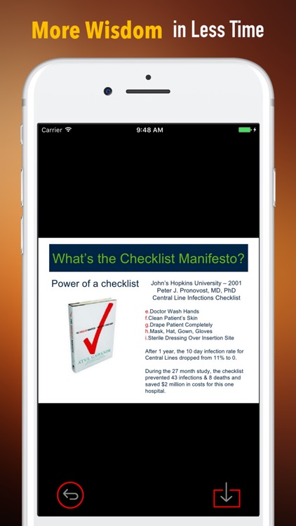 Quick Wisdom from The Checklist Manifesto